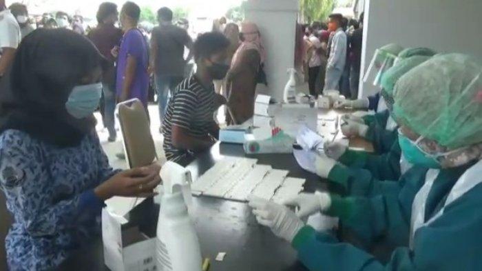 Seluruh Pegawai Dispusip Kota Sungaipenuh Rapid Test, Dua Orang Reaktif
