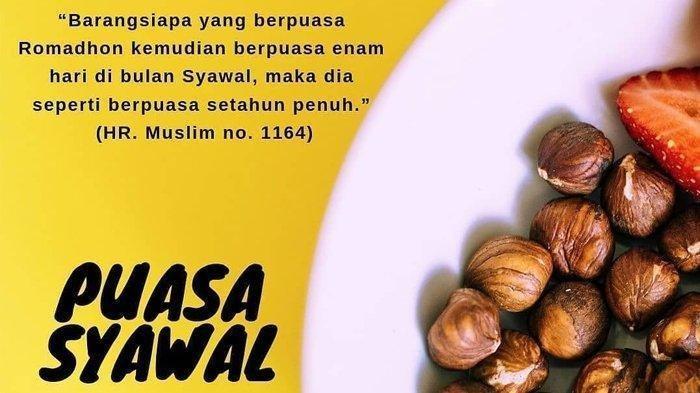 Yuk Puasa Syawal,  Keutamaannya Seperti Puasa Sepanjang Masa