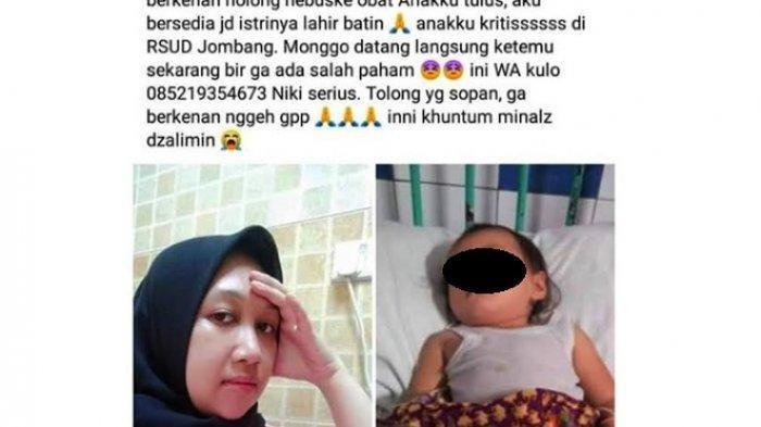 VIRAL Ibu Muda Curhat Anaknya Kondisi Kritis Rela Dinikahi Bagi yang Bisa Membiayai, Begini Faktanya