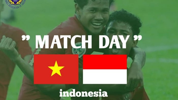 Sebentar Lagi! Nonton Live Streaming Timnas U-16 Indonesia vs Vietnam di Piala Asia 2018