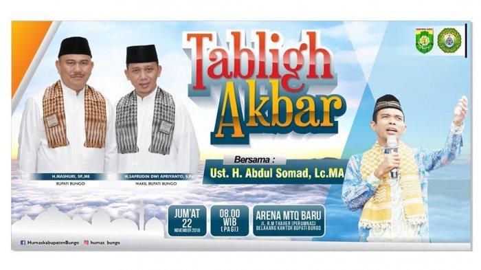 Ustaz Abdul Somad akan ke Bungo, Isi Tablig Akbar Penutupan MTQ ke-49 Tingkat Provinsi Jambi