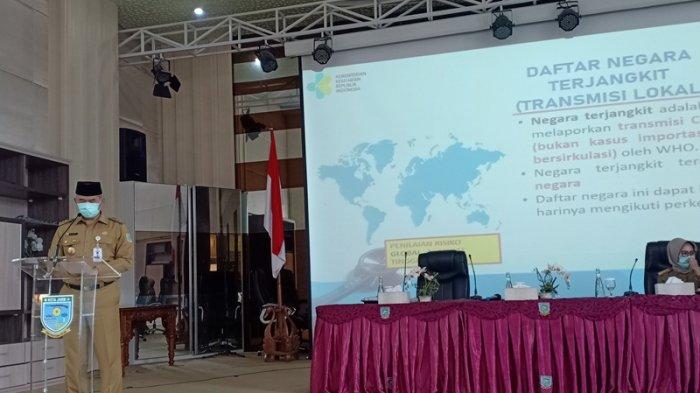 Buka Pelatihan Penanganan Corona, Walikota Jambi Minta Masyarakat Berdiam di Rumah Selama Covid-19