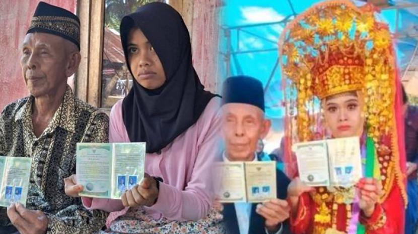 Viral Kakek 73 Tahun Nikahi Gadis 27 Tahun di Bengkulu, Sai'un: Namanya Jodoh
