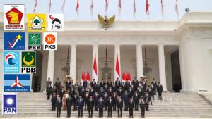 20250919-Menteri-dalam-Kabinet-Merah-Putih-dan-logo-partai-politik.jpg