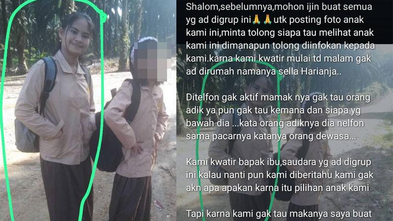 Remaja Bernama Sella di Tanjab Barat Jambi Tak Ada Kabar, Keluarga Berharap Lekas Pulang