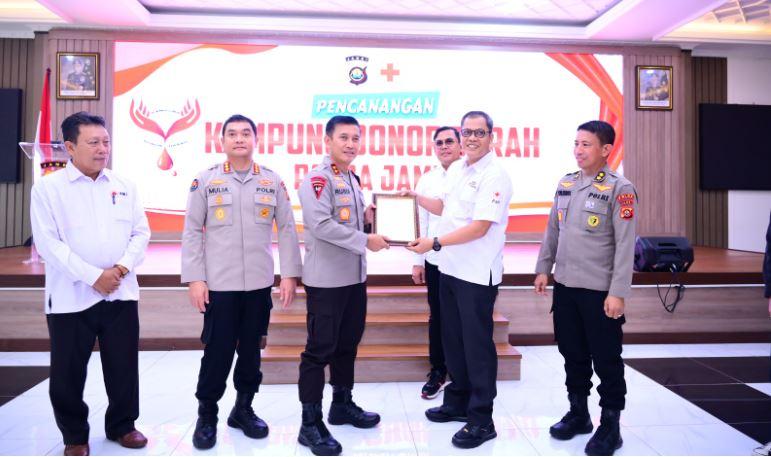PMI Canangkan Polda Jambi Jadi Kampung Donor Darah, Komitmen Membantu Tambah Stok Darah