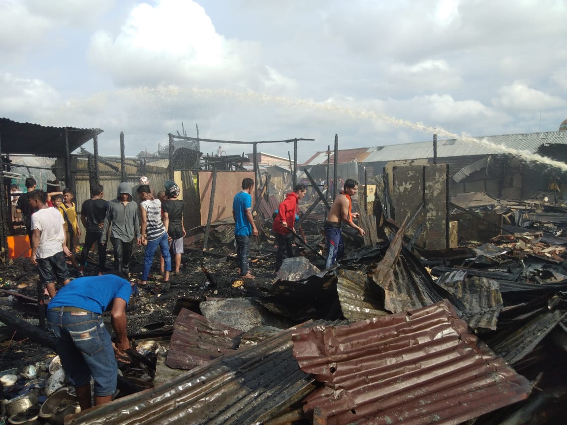 Ini Penyebab Belasan Rumah di Kampung Nelayan Jambi Habis Terbakar