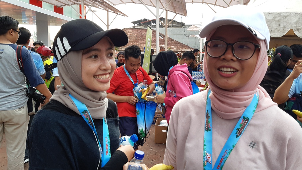 Budayakan Hidup Sehat, Citra dan Sara Tertantang Ikut Joy Run 2019