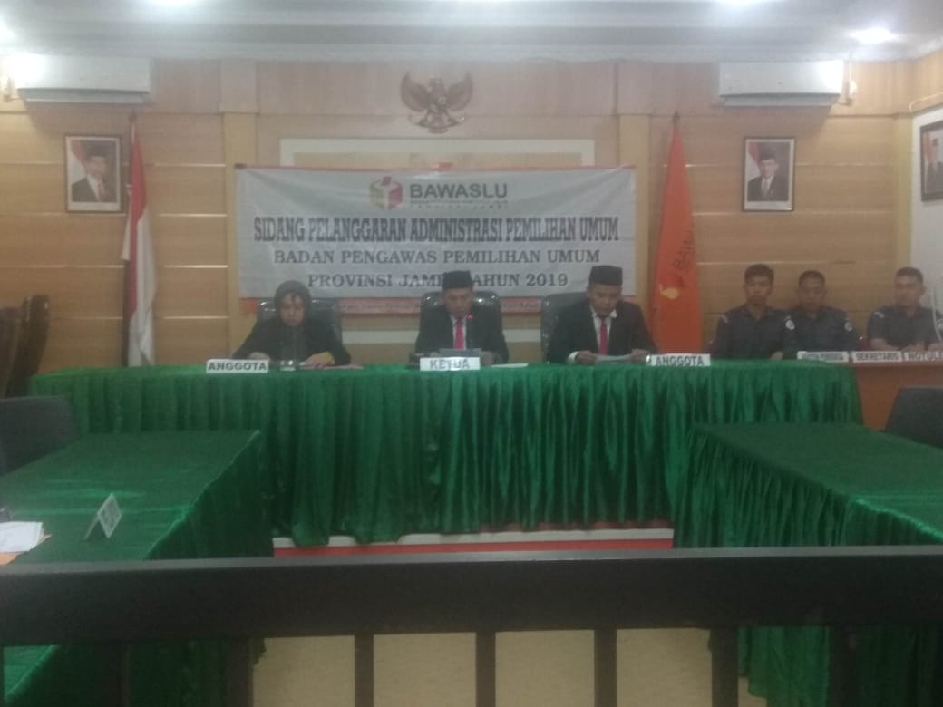 Bawaslu Jambi Mentahkan Gugatan Ismet Terhadap SK KPU Sarolangun, Ini Alasannya
