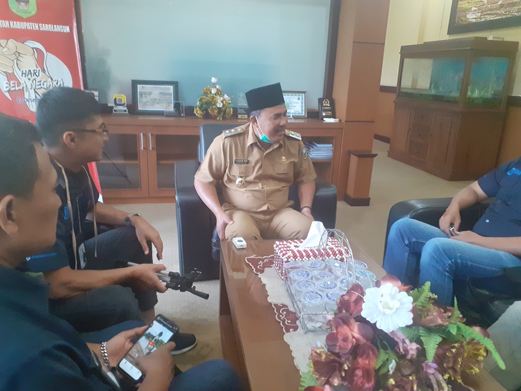 Pimpinan Tribun Jambi Kunjungi Sarolangun, Ini yang Jadi Bahasan Hangat Bersama Wakil Bupati