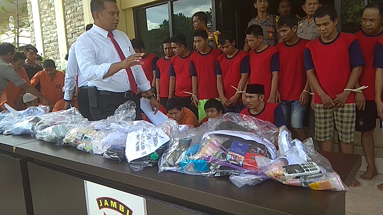 Polres Merangin Amankan 4,7 Kg Shabu dan 85 Tersangka Narkoba, Ada Ibu Rumah Tangga