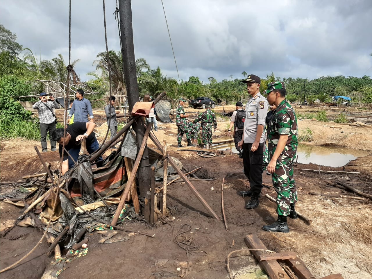 Tiga Pelaku Illegal Drilling di Sarolangun Diringkus, Polres Tak Mau Kecolongan Terus Buru Pemodal
