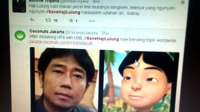 Guyonan #SaveHajiLulung Jadi Tranding Topic di Dunia