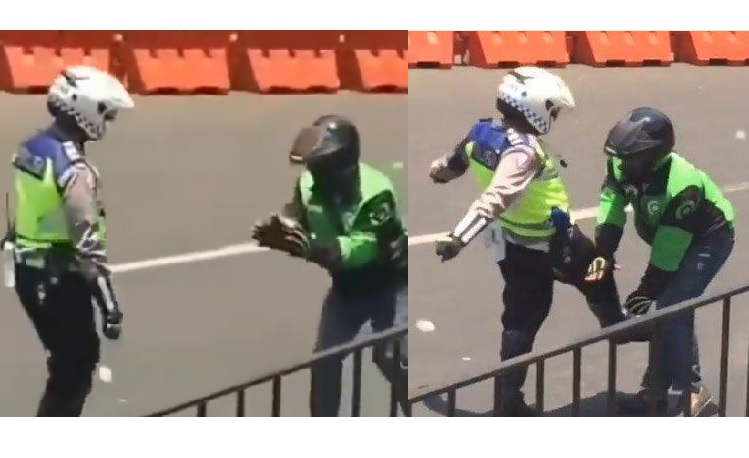 Begini Nasib Polisi yang Menendang Ojek Online, Ternyata Dapat Sanksi, Sudah Minta Maaf dan Selesai