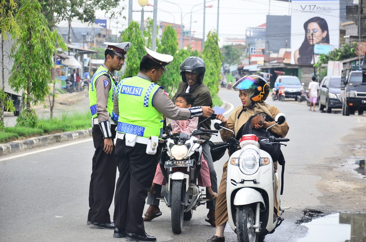 753 Warga Tanjab Barat Terjaring Operasi Zebra 2019, Banyak Pengendara Tak Mau Pakai Helm