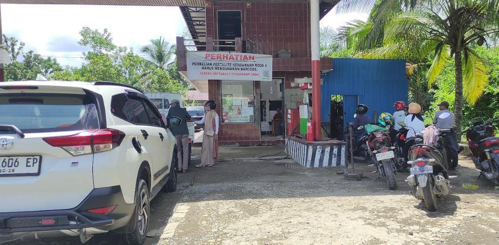 Penggunaan Barcode di SPBU Pembengis Kuala Tungkal Tanjabbar Jambi Sudah 99 Persen