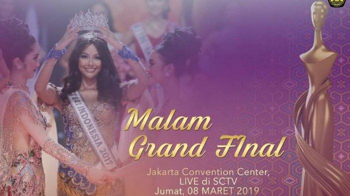 Live Streaming SCTV Grand Final Puteri Indonesia 2019, Jumat (8/3) Pukul 20.00 WIB