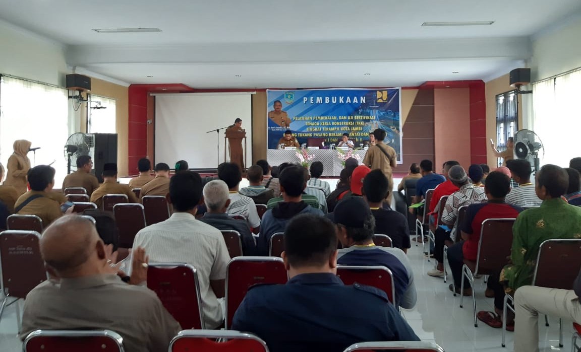 Bangung Proyek Pemerintah, Pemkot Jambi Mulai Gunakan Tukang Bersetifikat