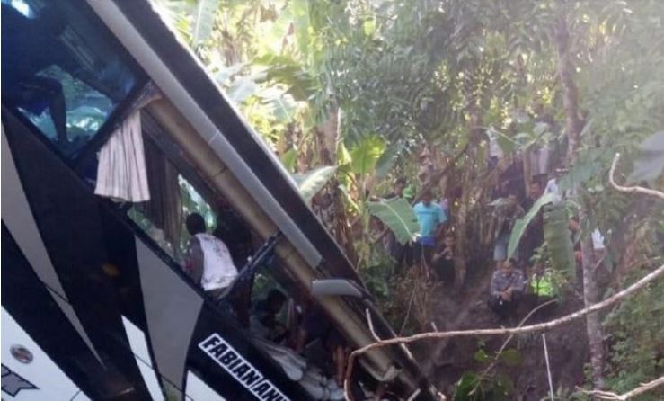 KECELAKAAN Maut Bus Rombongan TK yang Akan Liburan, Lima Penumpang Tewas dan 24 Luka-luka