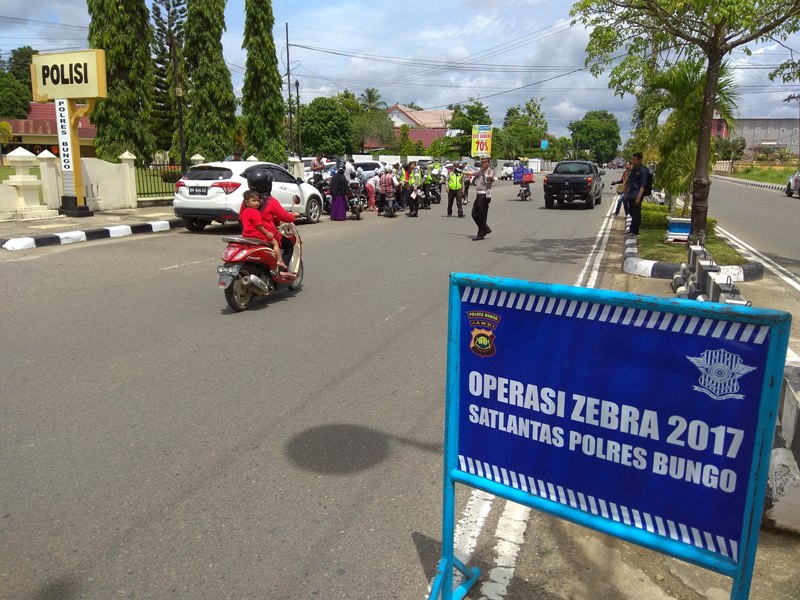 130 Pengendara Kena Tilang di Hari Kesembilan Operasi Zebra di Bungo