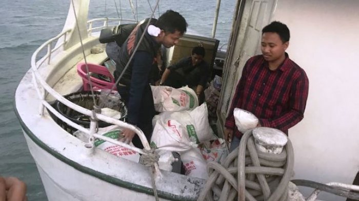 Astaga! Ditemukan 1 Ton Sabu Sabu di Kapal Berbendera Singapura, Begini Kronologi Penangkapannya