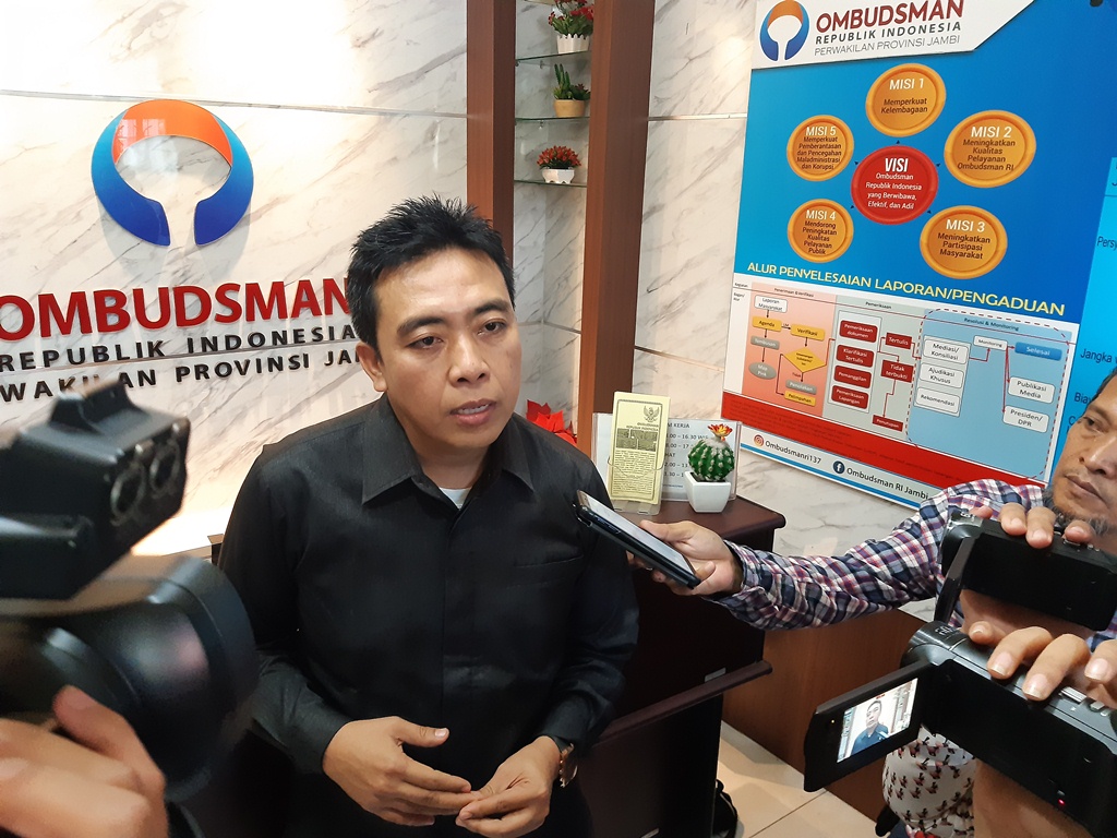 Ombudsman Rilis Hasil Survei Kepatuhan Pelayanan Publik Pemprov Jambi, Ini Hasilnya
