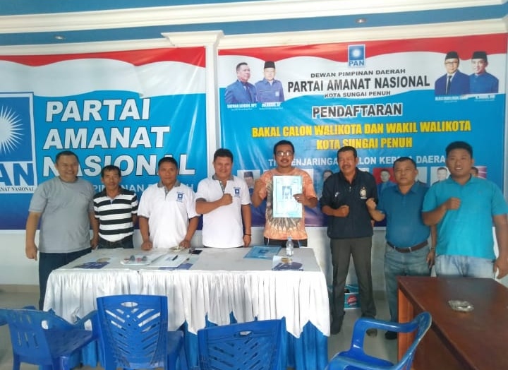 3 Tokoh Ambil Formulir, PAN Ingin Majukan Kader Murni di Pilwako Sungai Penuh