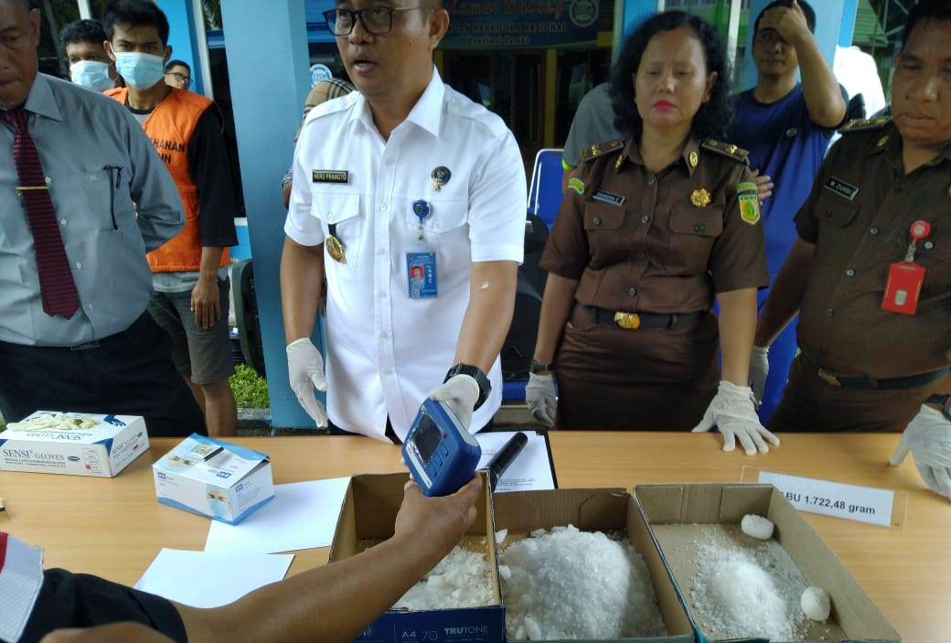 BNN Jambi Sebut Ada 2 Jaringan Narkoba Baru di Jambi, 1,7 Kg Sabu Dimusnahkan