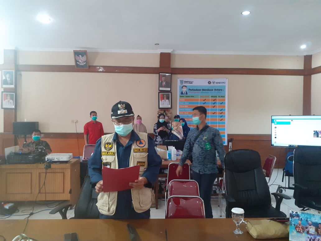 Putus Rantai Penyebaran Covid-19, Pemkot Jambi Berikan Bantuan Ratusan Alat Rapid Test ke Puskesmas