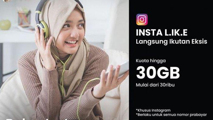 Promo Telkomsel - Paket Instagram 30GB, Kuota Gratis 5GB, Telkomsel Bundling, Paket TAU