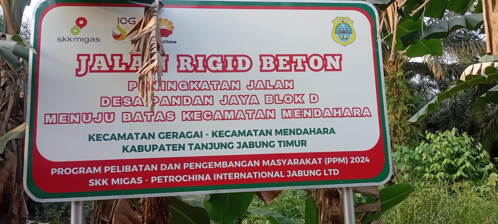 Akses Geragai–Mendahara Kian Mulus, SKK Migas PetroChina Lanjutkan Proyek Jalan Geragai–Mendahara - Tribunjambi.com