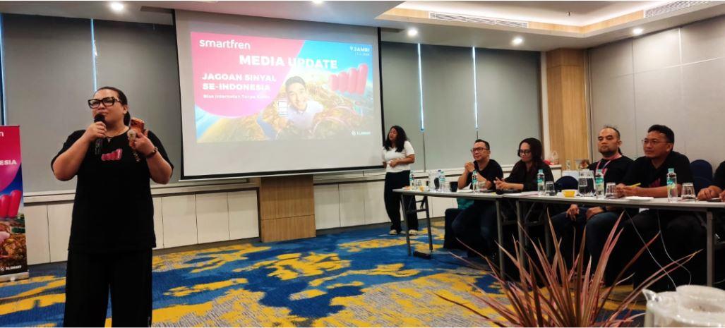 XLSmart Perkuat Jaringan Smartfren di Jambi, Bangun BTS hingga Pelosok - Tribunjambi.com