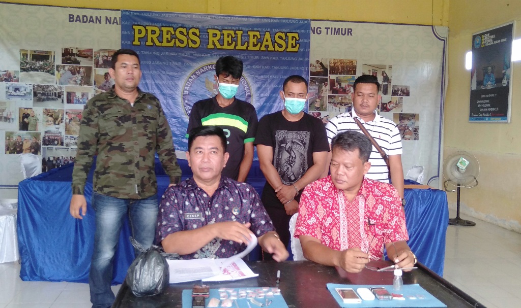 Dua Honorer di Tanjab Barat Ditangkap, BNN Menduga Ada Keterlibatan Pemain Narkotika Lapas Tungkal
