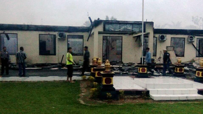 Terduga Teroris Pembakar Mapolres Dharmasraya Kembali ke Bungo