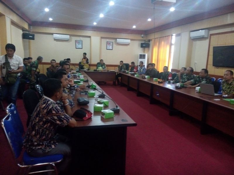 Bupati Masnah Busro Terima Kunjungan Tim Wasev TMMD Muarojambi