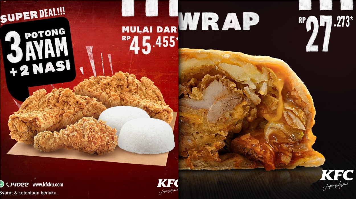 Promo KFC Oktober 2020 Crispy Wrap Rp 27.273, Bisa Take Away, Drive-thru, Home Delivery, via Ojol