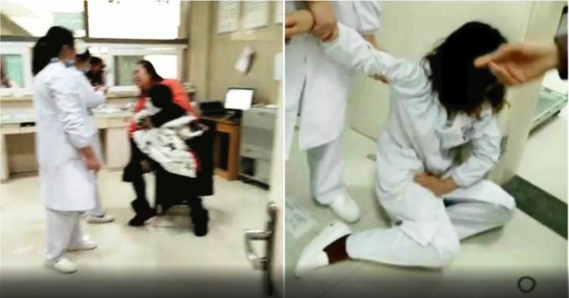 Tak Senang Anaknya Menangis Saat Divaksin, Seorang Ibu Tendang Perut Perawat yang Sedang Hamil