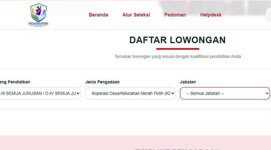 Masih Buka, Pendaftaran Rekrutmen Pengelola Kopdes Merah Putih dan Kampung Nelayan