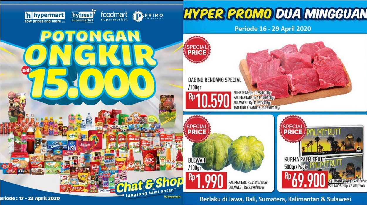 Promo Hypermart 16-29 April 2020 - Mau Daging, Snack atau Harga Special Sirup? Hypermart WTC & Lippo