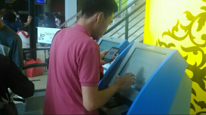 Layanan Check In Mandiri Bandara Sultan Thaha, Penumpang Yang Tidak Bawa Bagasi Bisa Lakukan Ini