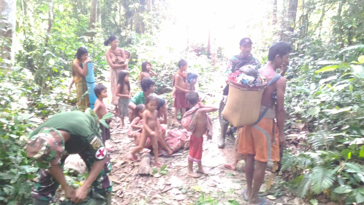 Buntut Pemukulan Warga SAD Oleh Security Perusahaan, Belasan Warga SAD Datangi Mapolres Merangin