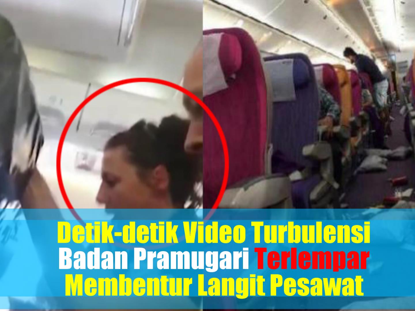 Kepanikan Pramugari dan Penumpang Saat ALK Airlines Turbulensi, Terlempar Ke langit-langit Pesawat