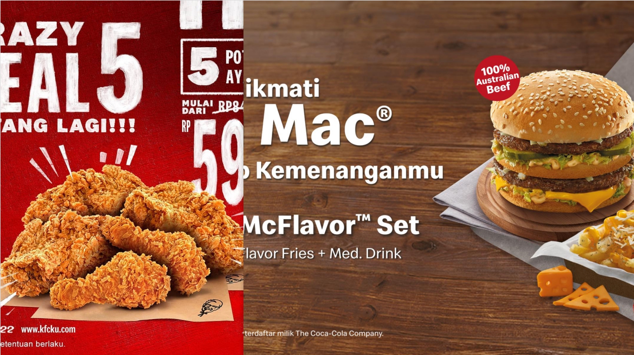 Promo KFC dan McDonalds September 2020 - 5 Potong Ayam Mulai Rp 59.091 atau Big Mac McFlavor Set
