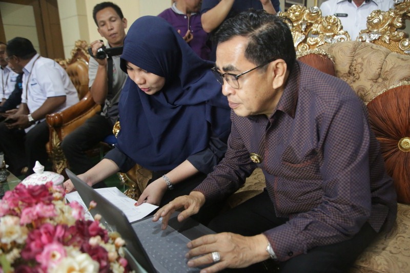 Wako AJB Lakukan Input Data, Support Sensus Penduduk 2020 Dorong Jajaran & Masyarakat Berperan Aktif