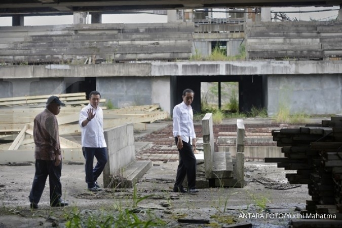 Di Balik Blusukan Jokowi ke Proyek Hambalang