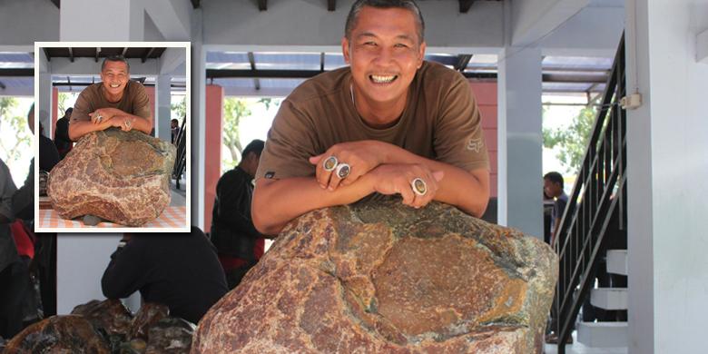 Batu Akik Raksasa Ini Ditawarkan Rp 1 Miliar