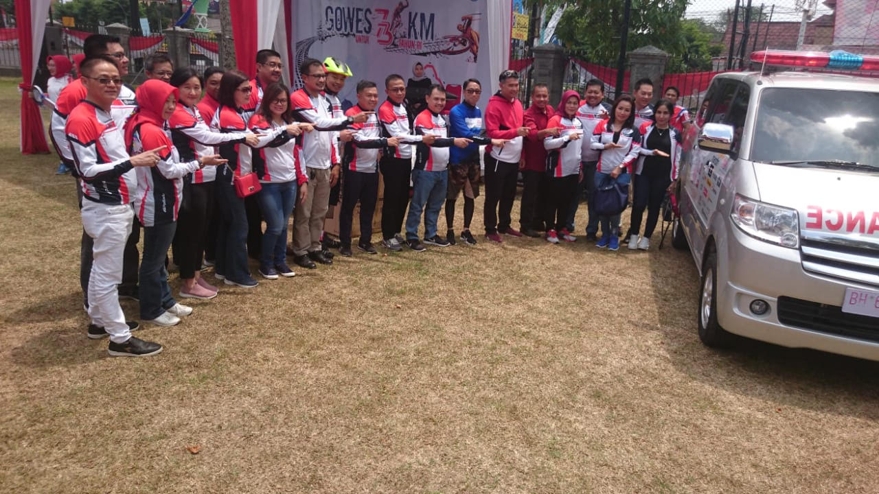 BMPD Serahkan CSR dalam Kegiatan Gowes 73 Km