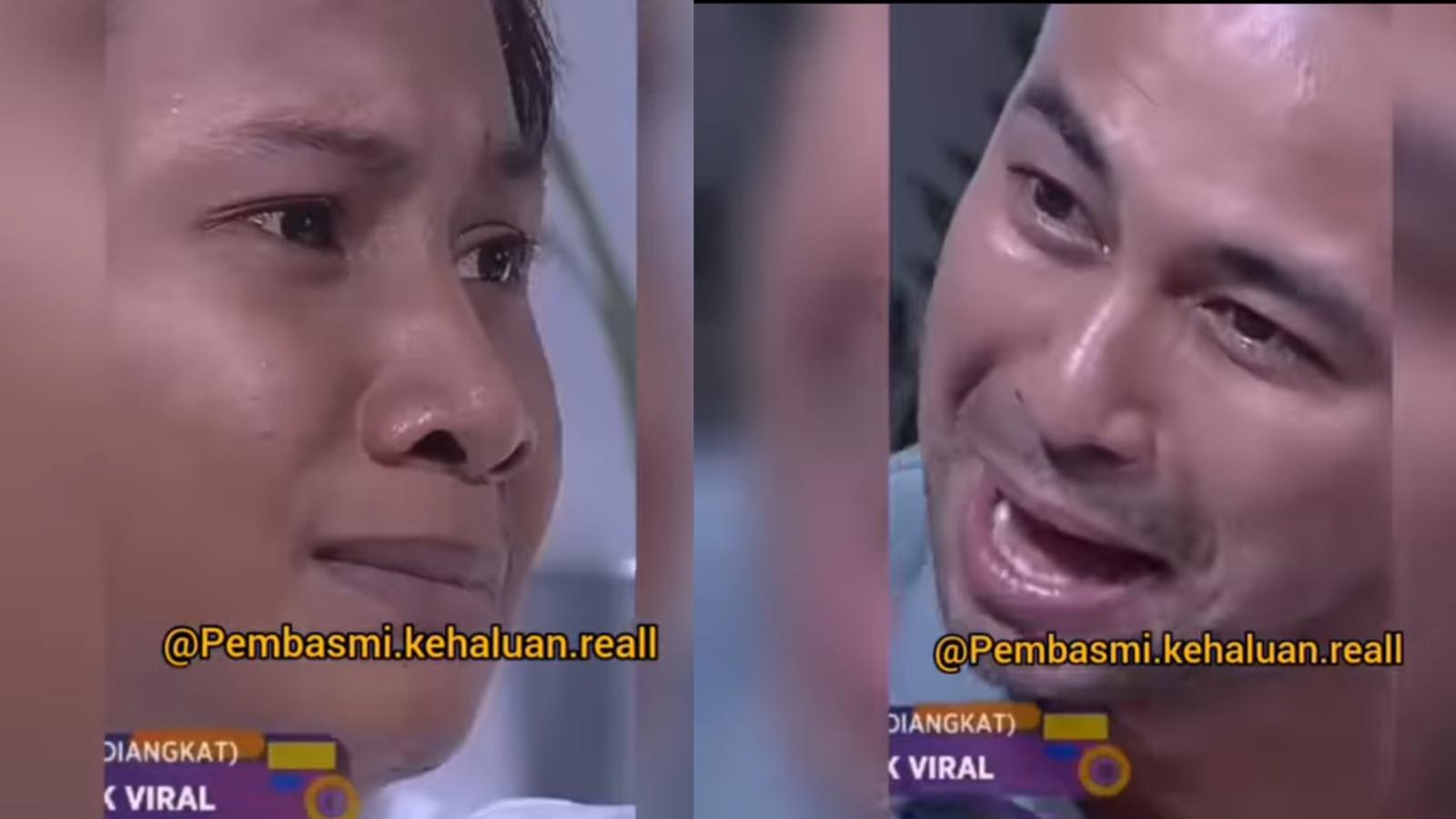 Ekspresi Raffi Ahmad Saat Lomba Nangis dengan Fajar Sad Boy Disorot, Warganet: Air Mata Buaya!