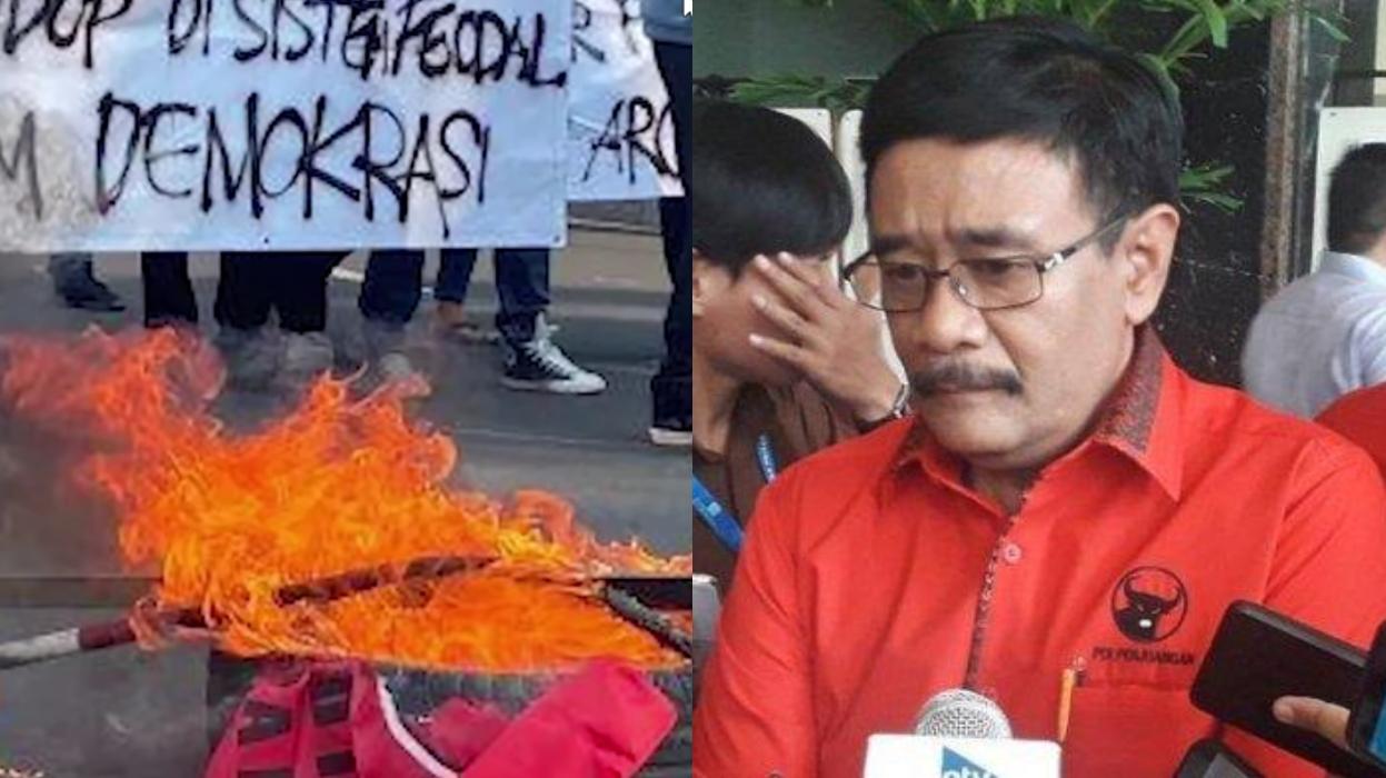 Aktivis HMI Bakal Dilaporkan PDIP ke Polisi, Buntut Bakar Bendera Saat Orasi Bela Rocky Gerung