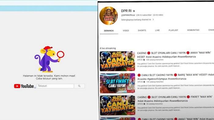 Usai Kena Hack, Akun Youtube DPR RI Hilang dari Pencarian